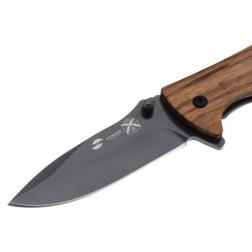 Складной нож Stinger 632ZW, эбеновое дерево фото 5