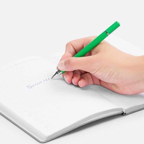 Ручка шариковая и вечный карандаш Diptych, зеленая фото 5