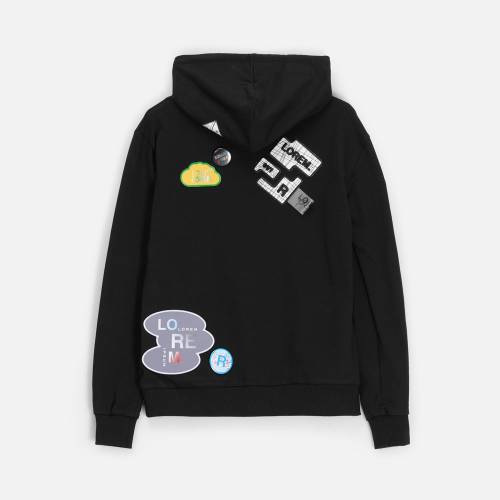 Толстовка с капюшоном Unit Kirenga, черная фото 14