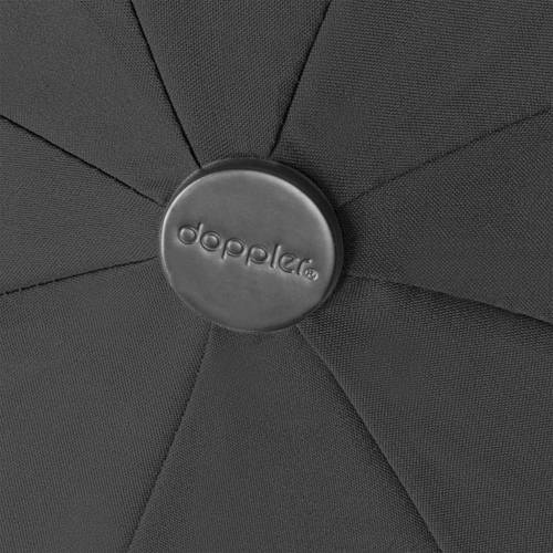 Зонт складной Carbonsteel Magic, черный фото 4