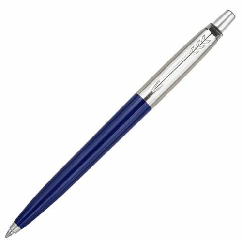 Ручка шариковая Parker Jotter Originals Navy Blue Chrome CT, темно-синяя фото 2