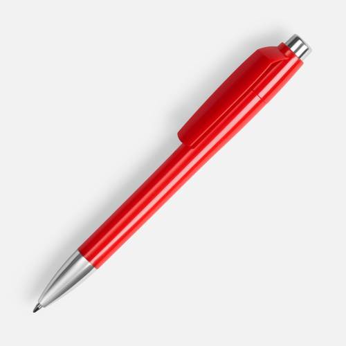 Ручка шариковая Klippa, красная фото 2
