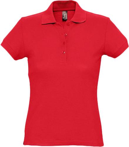 Рубашка поло женская Passion 170, красная фото 2