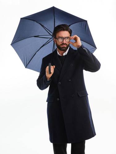 Зонт-трость Wind, темно-синий фото 9