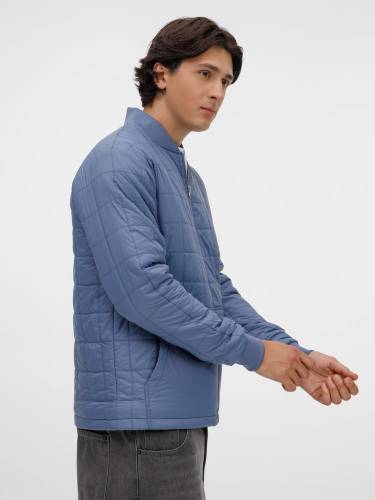 Куртка унисекс Warmbridge, синяя (джинс) фото 10