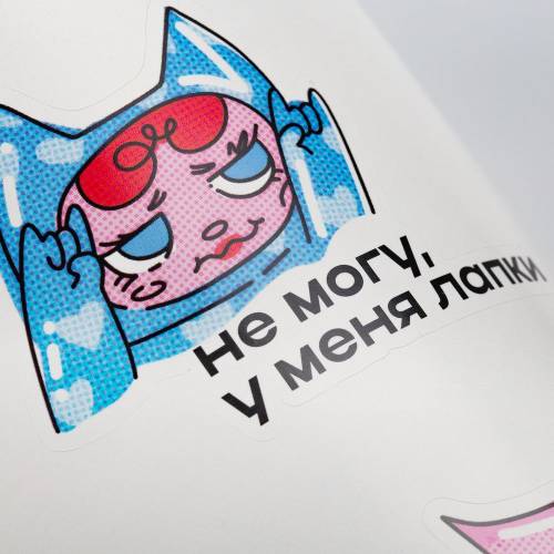 Наклейки бумажные Sticker Pack на заказ, M фото 6