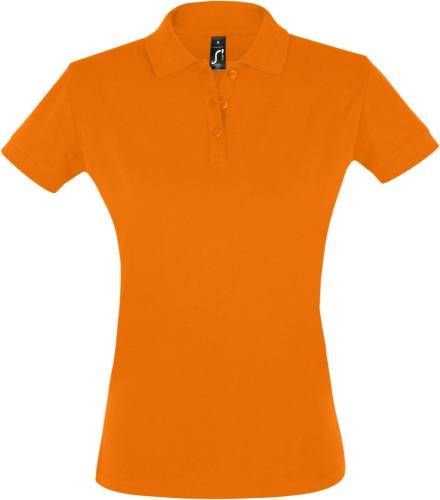 Рубашка поло женская Perfect Women 180 оранжевая фото 2
