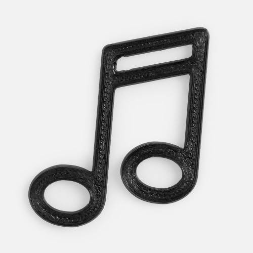 Подвеска Industry, 3D-печать на заказ, ноты фото 2