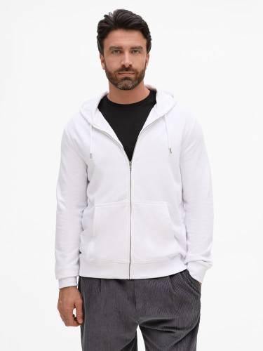 Толстовка унисекс Calipso, белая фото 5 Толстовка унисекс Calipso, белая фото 5