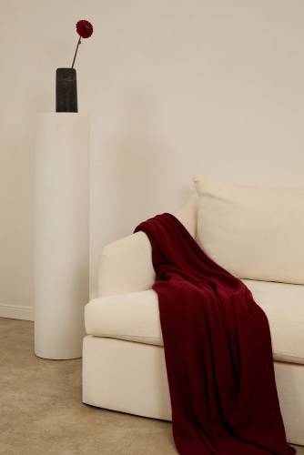 Плед Longview, темно-красный (винный) фото 8