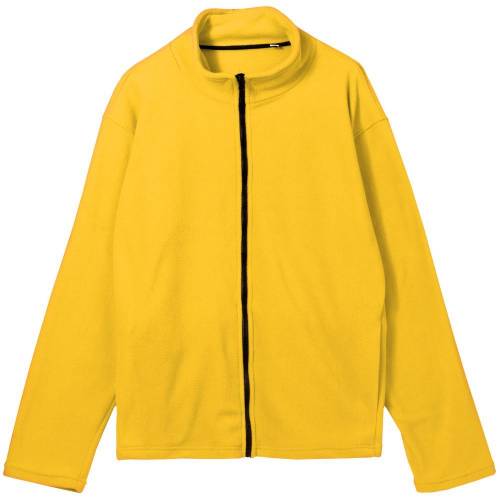 Куртка флисовая унисекс Manakin, желтая фото 2