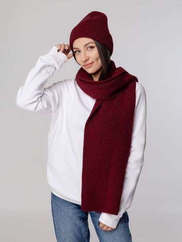Шапка Tommi, бордовая фото 7 Шапка Tommi, бордовая фото 7