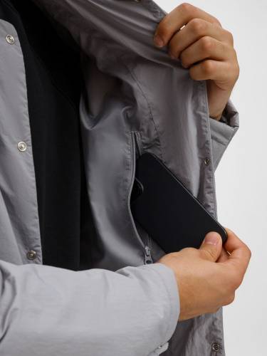 Куртка унисекс Veter, серая фото 13