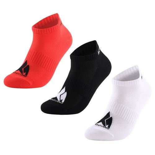 Набор из 3 пар спортивных носков Monterno Sport, красный, черный и белый фото 2