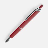 Ручка шариковая Chromos Soft Touch, красная