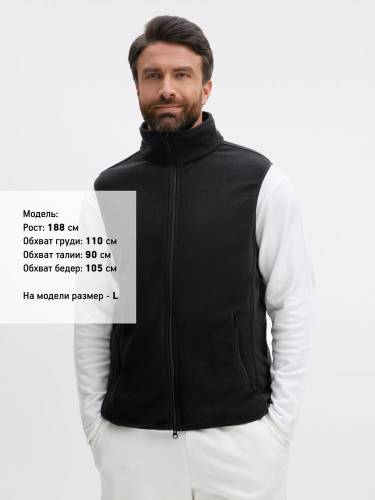 Жилет флисовый унисекс Ben Mac, черный фото 6
