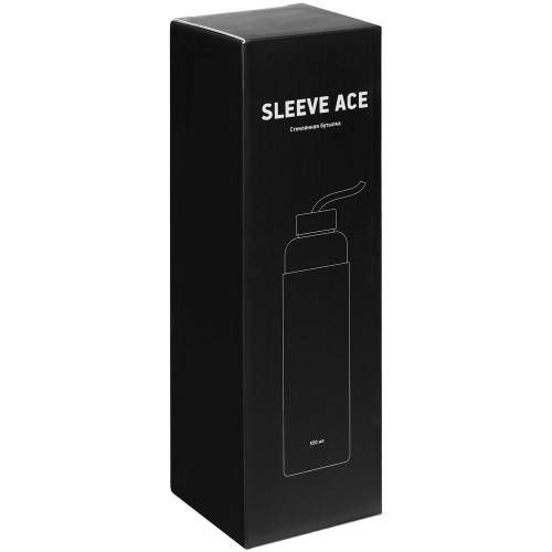 Бутылка для воды Sleeve Ace, черная фото 3