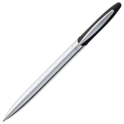 Ручка шариковая Dagger Soft Touch, черная фото 4
