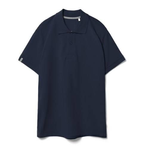 Рубашка поло мужская Virma Premium, темно-синяя фото 2