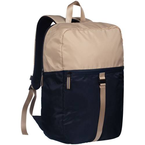 Рюкзак coolStuff, темно-синий с бежевым фото 2