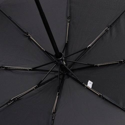 Зонт складной Classic, черный фото 4