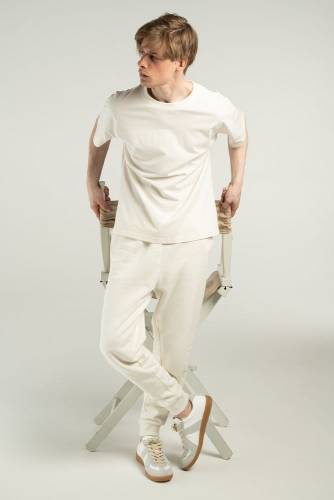 Футболка унисекс оверсайз T3, молочно-белая Футболка унисекс оверсайз T3, молочно-белая