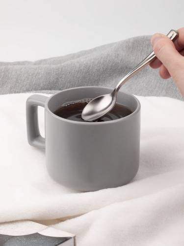 Чашка Jumbo в коробке матовая, светло-серая фото 8