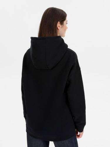 Худи оверсайз унисекс Snuggie, черное фото 10