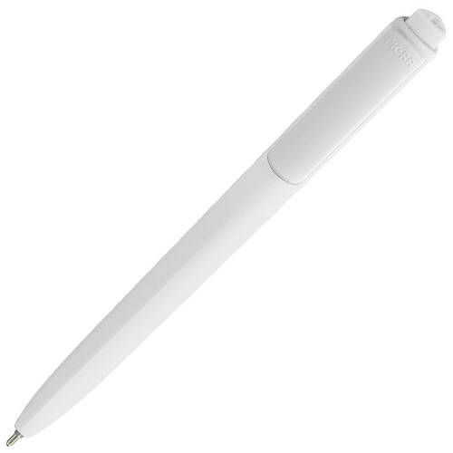 Ручка шариковая Pigra P02 Mat, белая фото 3