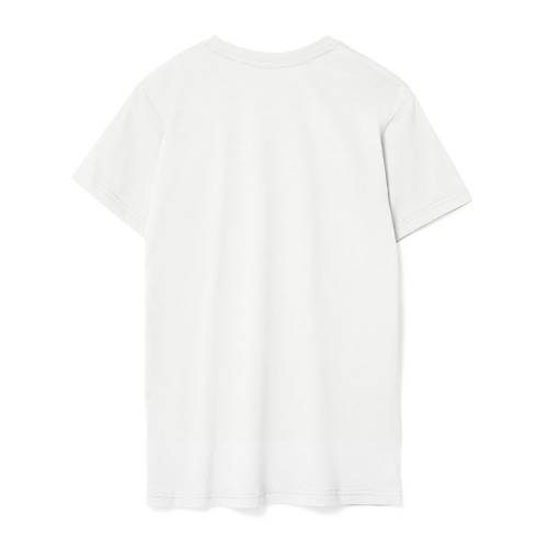 Футболка унисекс T-Bolka 160, белая (теплый оттенок) фото 3