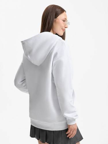 Толстовка унисекс оверсайз Sartoro, белая фото 12