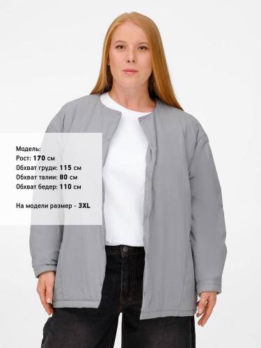 Куртка унисекс Veter, серая фото 17