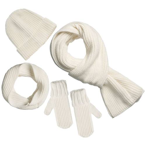 Шарф Nordkyn, белый (молочный) фото 4