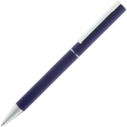 Ручка шариковая Blade Soft Touch, синяя фото 2
