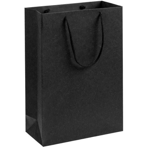 Пакет бумажный Eco Style, черный фото 2
