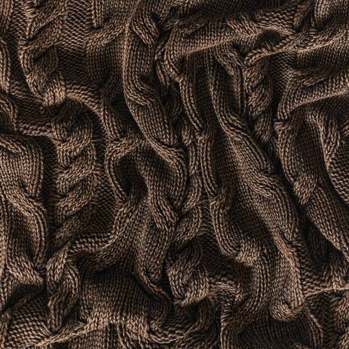 Плед Hygge, коричневый фото 6