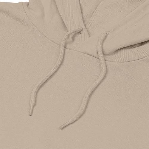 Толстовка с капюшоном унисекс Hoodie, бежевая фото 4