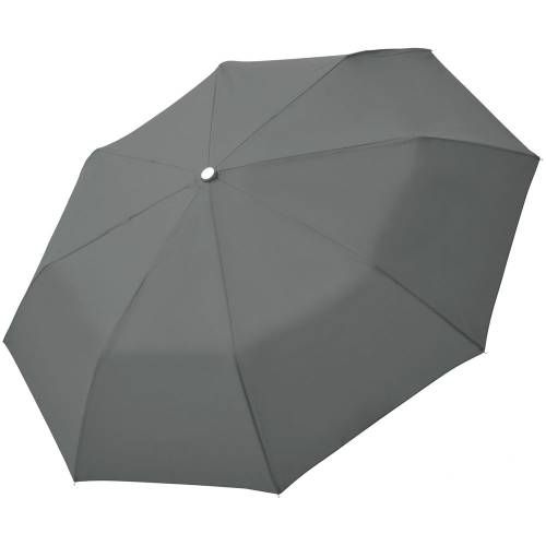 Зонт складной Fiber Alu Light, серый фото 3