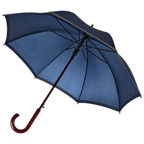 Зонт-трость светоотражающий Reflect, синий фото 2