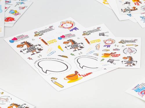 Наклейки из ПВХ Sticker Pack на заказ, S фото 4