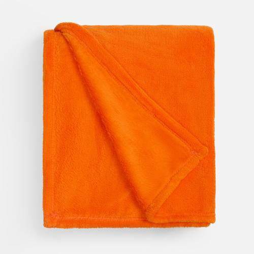 Плед Plush, оранжевый фото 3