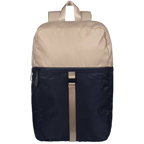 Рюкзак coolStuff, темно-синий с бежевым фото 4