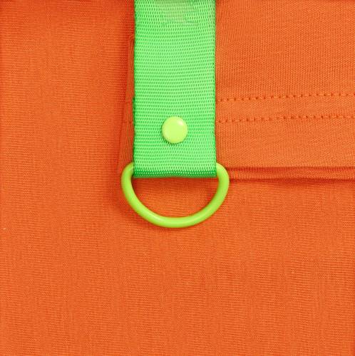 Футболка унисекс оверсайз Street Vibes, оранжевая фото 15