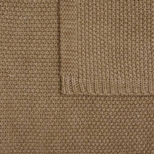 Плед Longview, коричнево-бежевый меланж фото 4