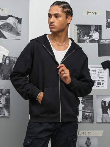 Толстовка унисекс на молнии Jelo, серый меланж фото 8