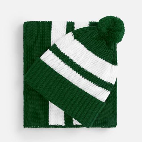 Шапка Winwear, темно-зеленая (глубокий зеленый) фото 4