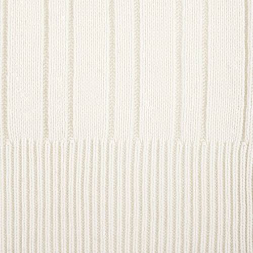 Шарф Knit Beat, белый (молочный) фото 4
