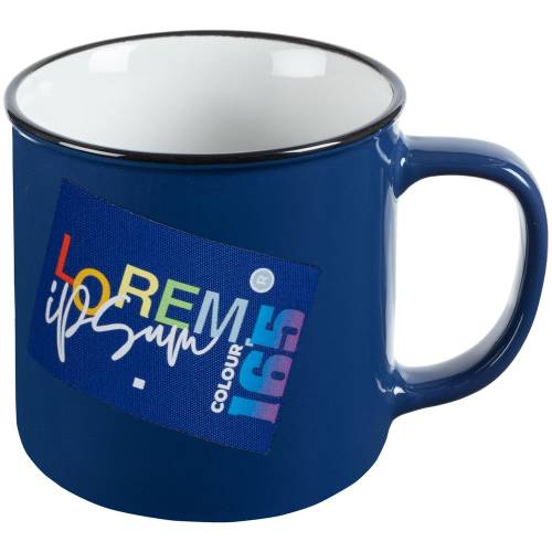 Наклейка тканевая Lunga, L, синяя фото 5