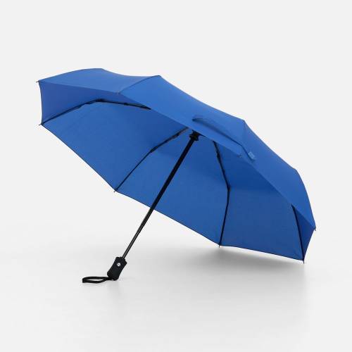Зонт складной Monsoon, ярко-синий фото 2