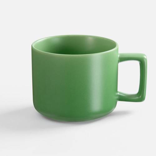 Чашка Jumbo в коробке матовая, зеленая фото 3
